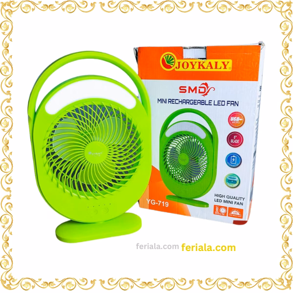 JOYKALY YG-719 Rechargeable Long Backup Fan