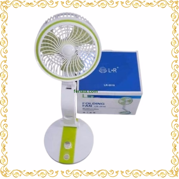 Chinese LR 2018 Rechargeable Folding Fan