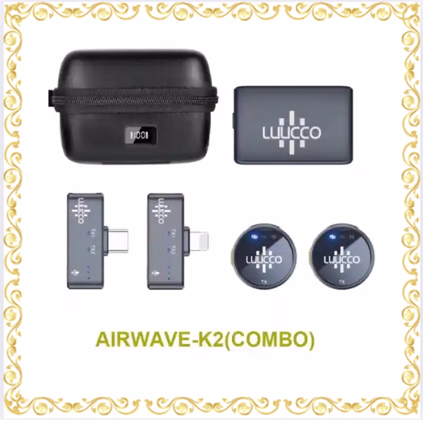 Luucco Airwave Wireless Lavalier Microphone (Combo)